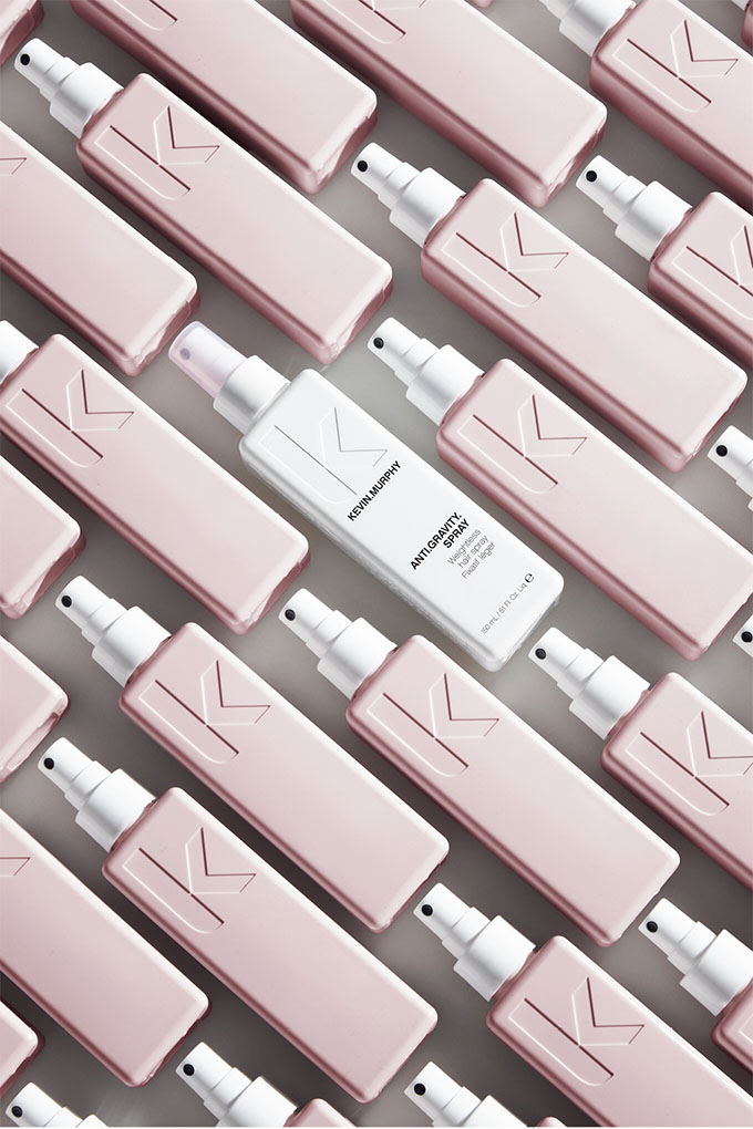 A mosaic of Kevin Murphy's Anti Gravity Spray