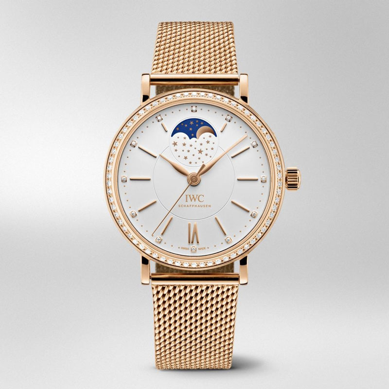 Gold mesh watch on sale womens