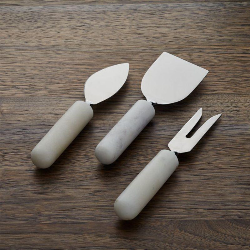 Ultra-contemporary blade styling and natural white marble