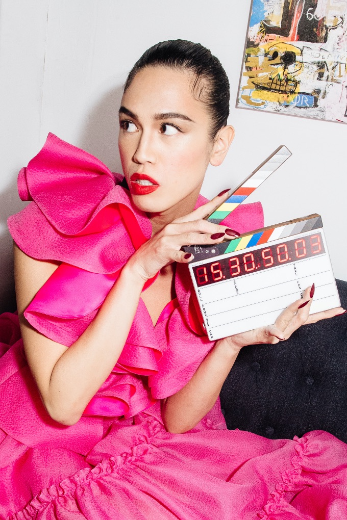 Vogue Singapore February 2021 - beauty New York fashion week nyfw makeup hair trends -prabal-gurung-backstage-fall-2021