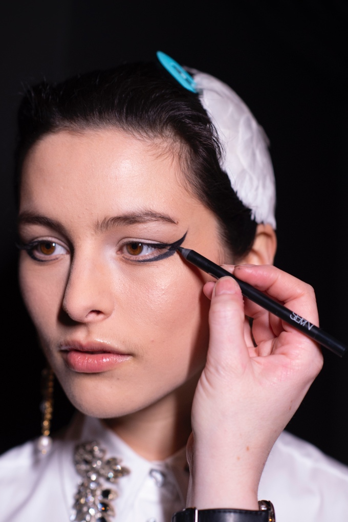 Vogue Singapore February 2021 - Milan fashion week London Paris Erdem beauty backstage runway NARS