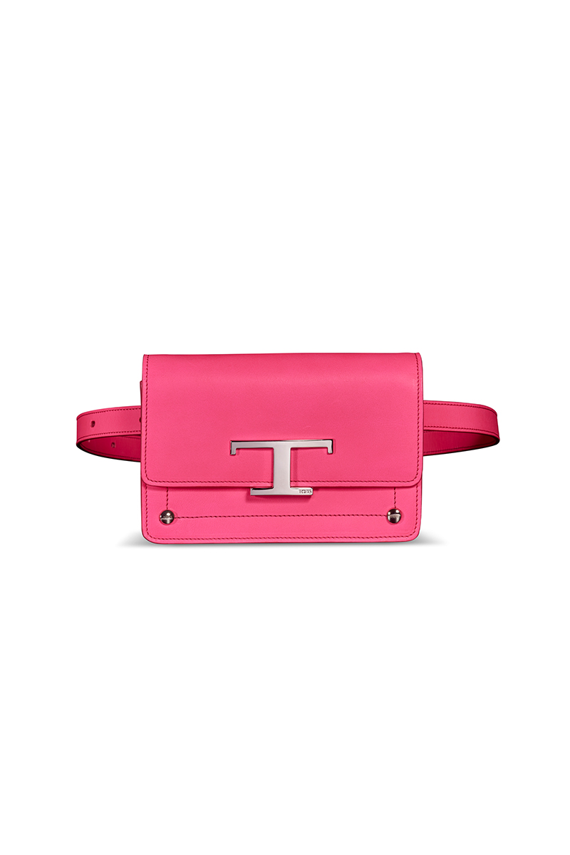 tod's neon pink bag