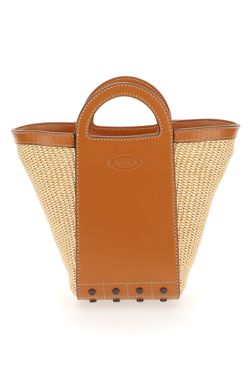 tod's raffia tote