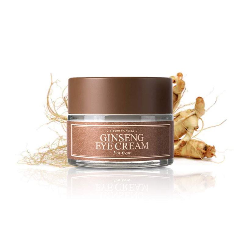 I'm From Ginseng Eye Cream boasts essence from 6-year-old red ginseng to help energise and firm eye contours