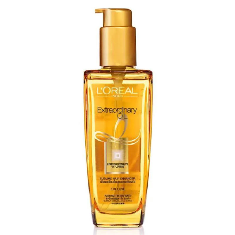 This lightweight oil for normal to dry hair features six flower extract oils, nourishes, protects and offers a non-greasy finish