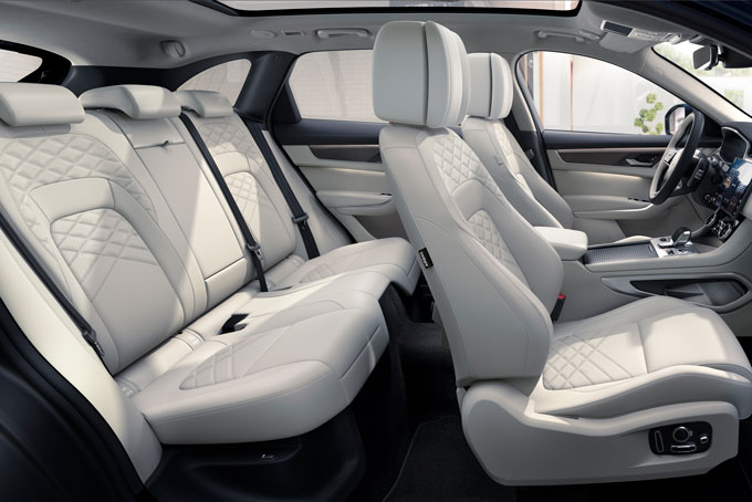 jaguar f pace seats