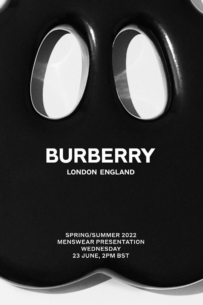 burberry ss22 menswear cover