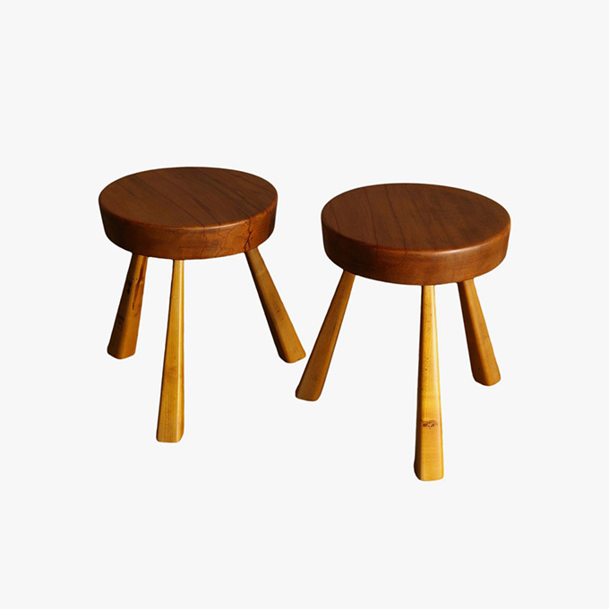 Tables and Stools by Charlotte Perriand for Cassina