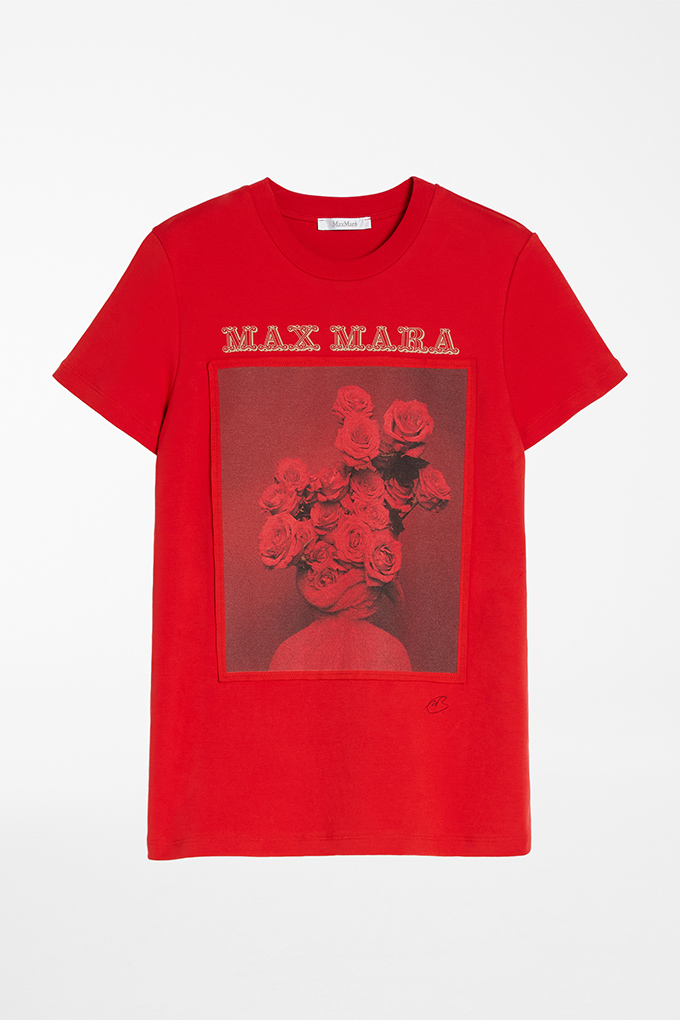 max mara red tee