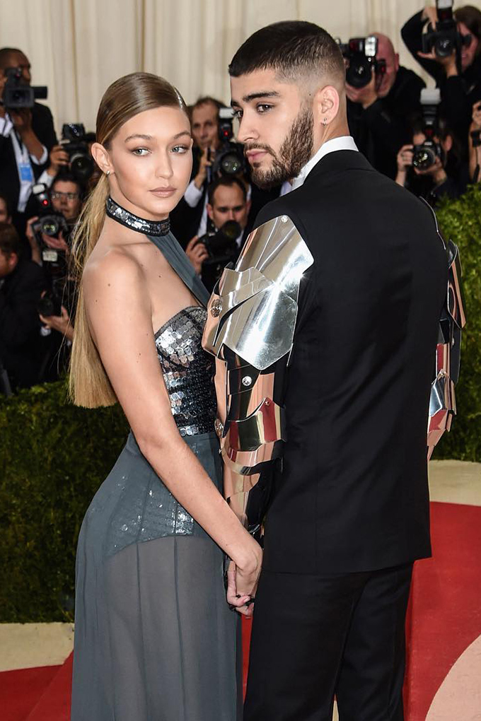tech buzzwords Gigi Hadid and Zayn Malik at the 2016 Met Gala: Manus x Machina