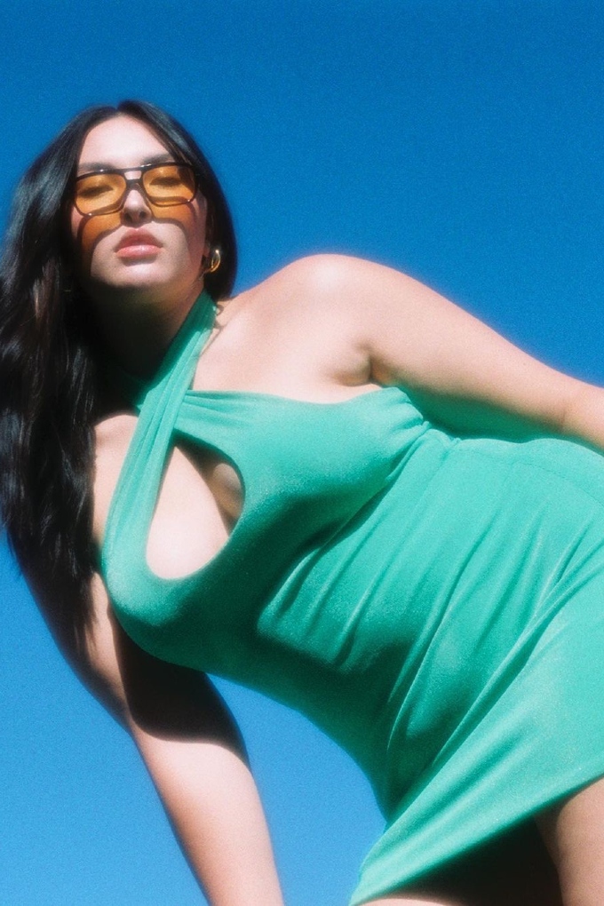Vogue Singapore 2021 - Yumi Nu asian american plus-size model inclusivity summer body