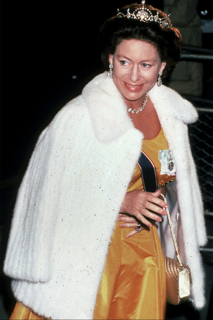 Princess Margaret yellow dress