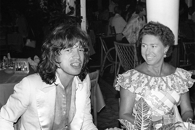 Princess Margaret Mick Jagger