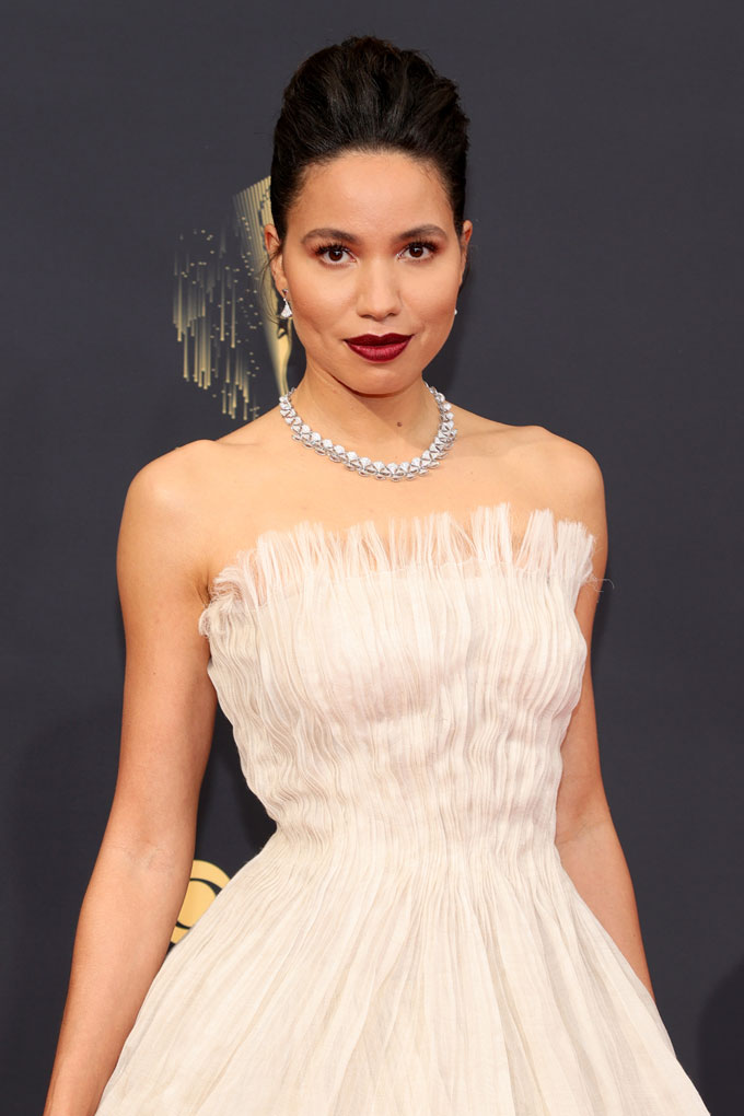 Emmy Awards jewellery Jurnee Smollett