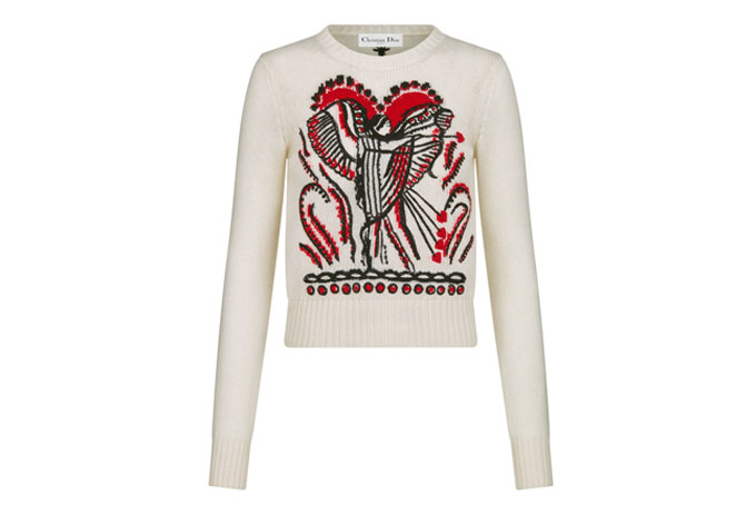 Gucci Tiger Intarsia Jumper In Fucsia