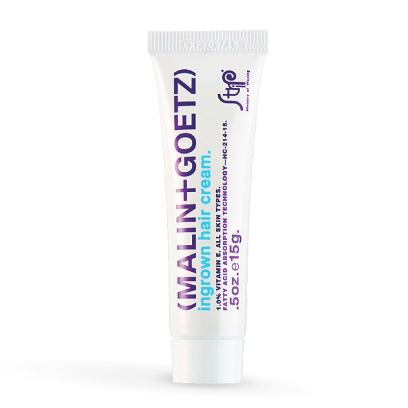 Eliminate ingrown hair concerns with this soothing, calming and exfoliating cream