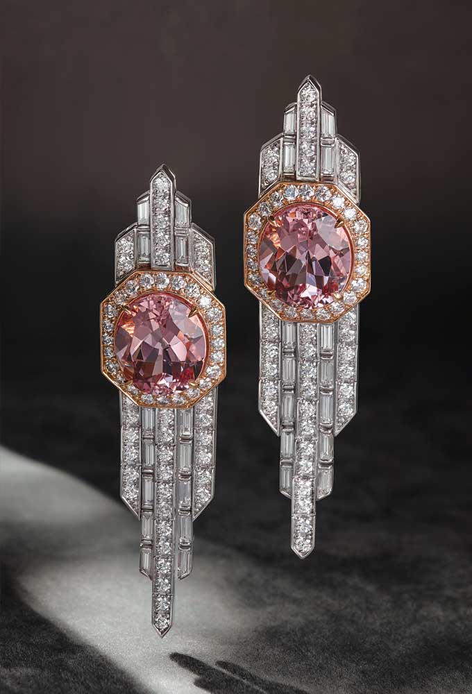 B.P. de Silva HJ morganite earrings