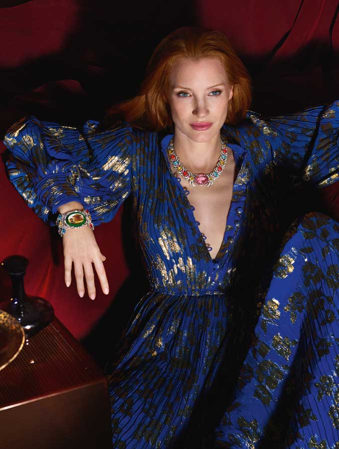 Gucci AM HJ story Jessica Chastain 2