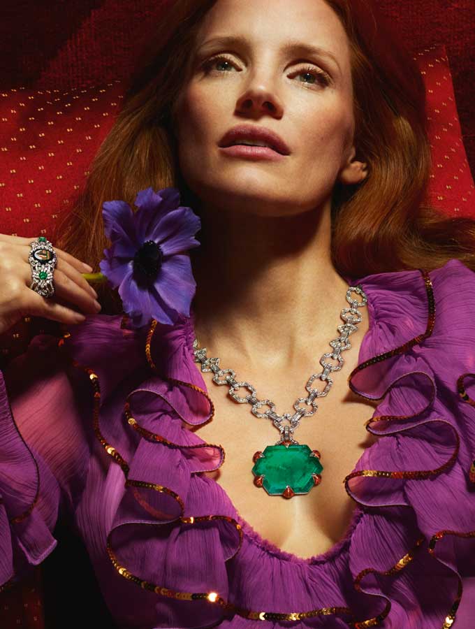 Gucci AM HJ story Jessica Chastain 1