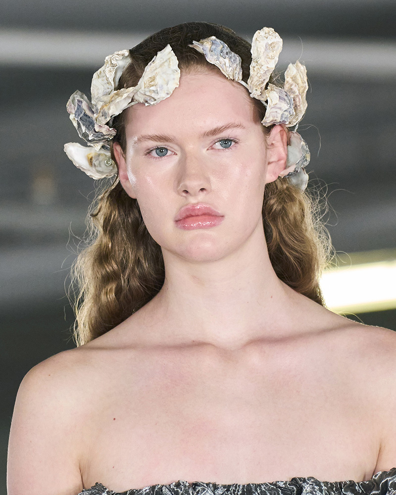 Edward Crutchley London Fashion Week SS23 beauty