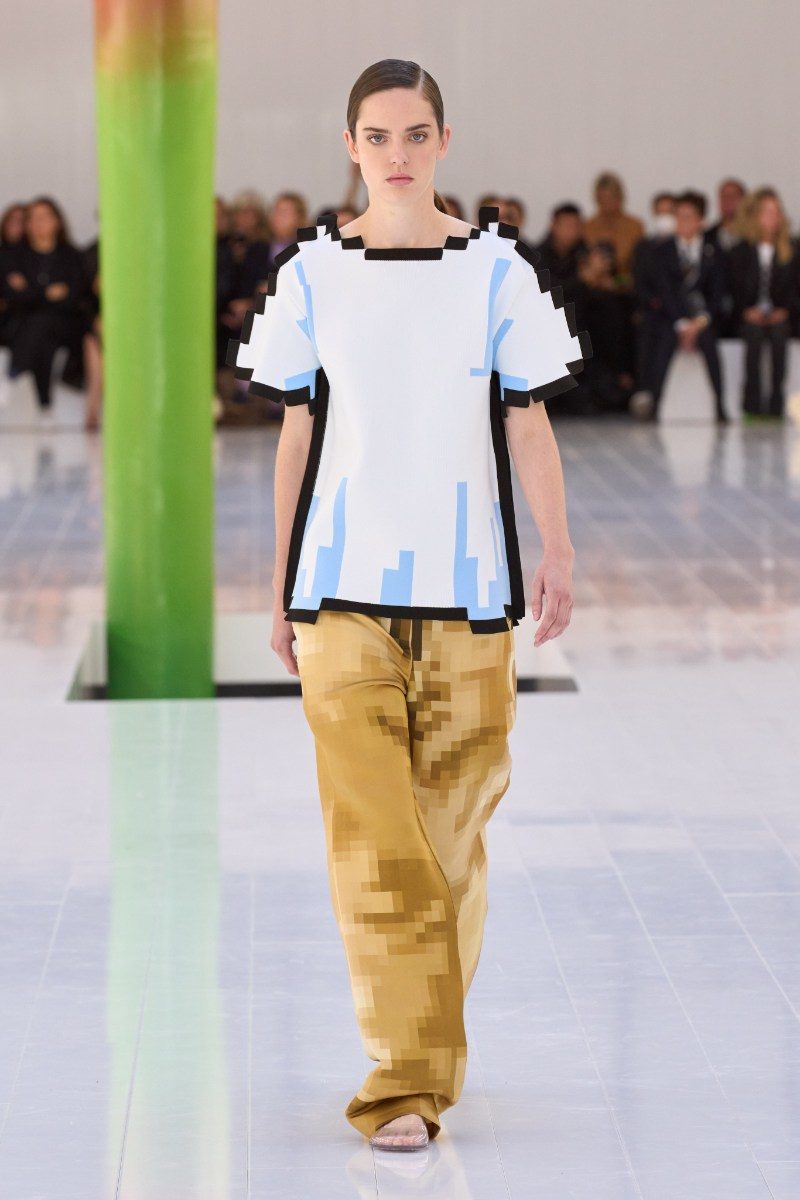 Loewe unveils new pixelated clothing collection featuring £1,750 hoodie and  £2,500 handbag