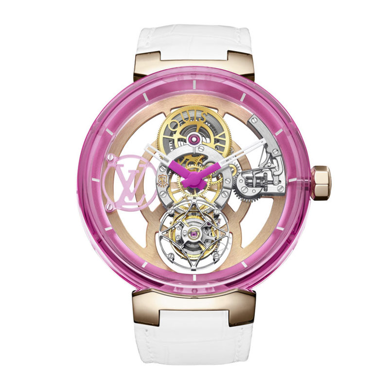 Barbiecore pink watches Louis Vuitton