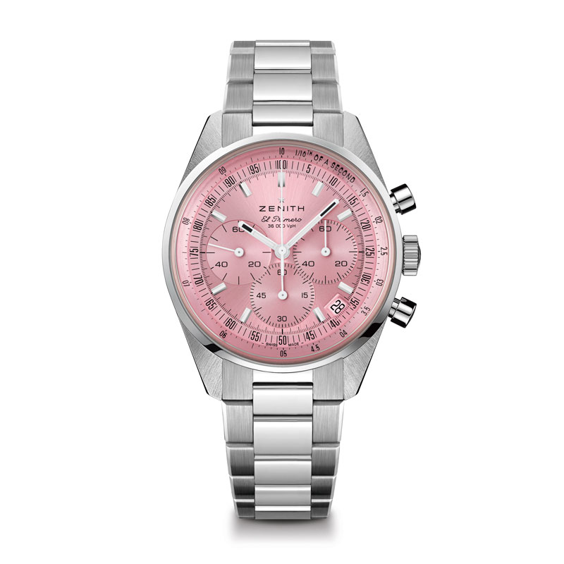 Barbiecore pink watches Zenith