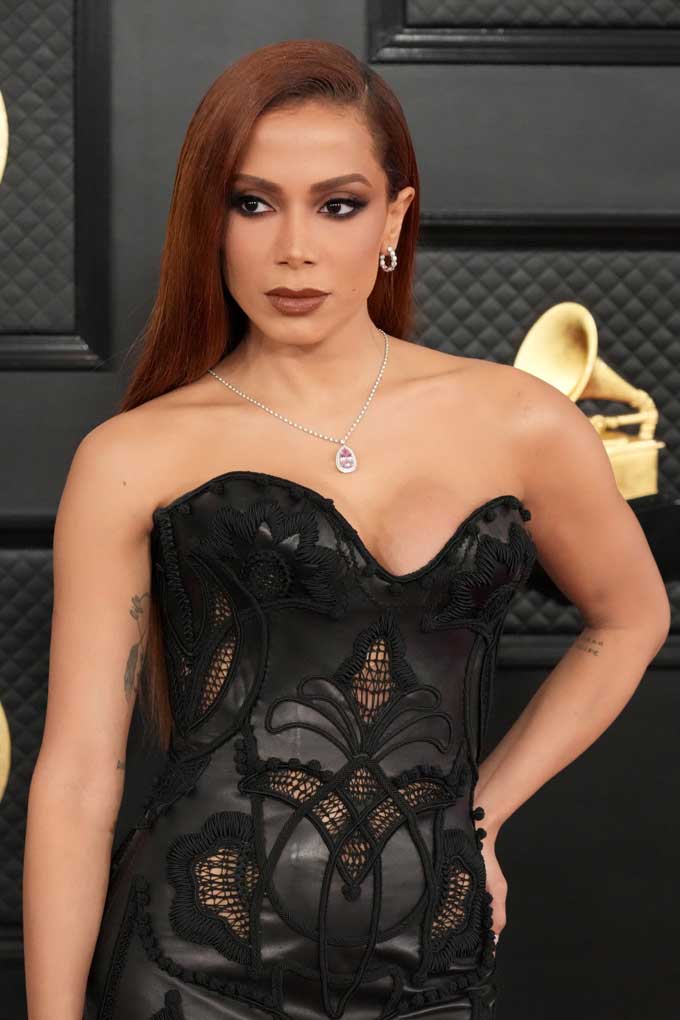 Grammys jewellery looks Anitta