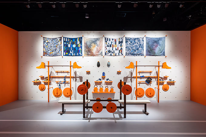 You Can Vogue With Hats and Do Yoga With Scarves at the Hermés Pop-Up Gym –  PRINT Magazine