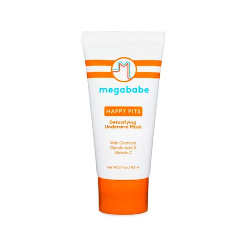 Your underarms could use a detox too! Megababe's Happy Pits Detoxifying Underarm Mask gives your underarms the deep pore cleanse they deserve