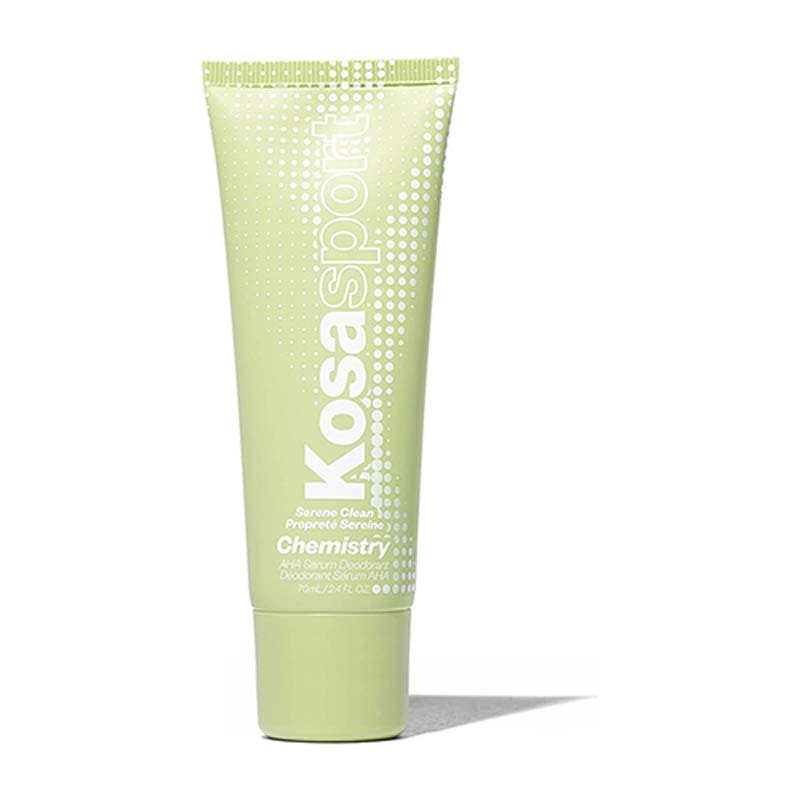 The Kosas Chemistry Deodorant has a rollerball for easy application, and dries quickly without leaving any residue on your clothes