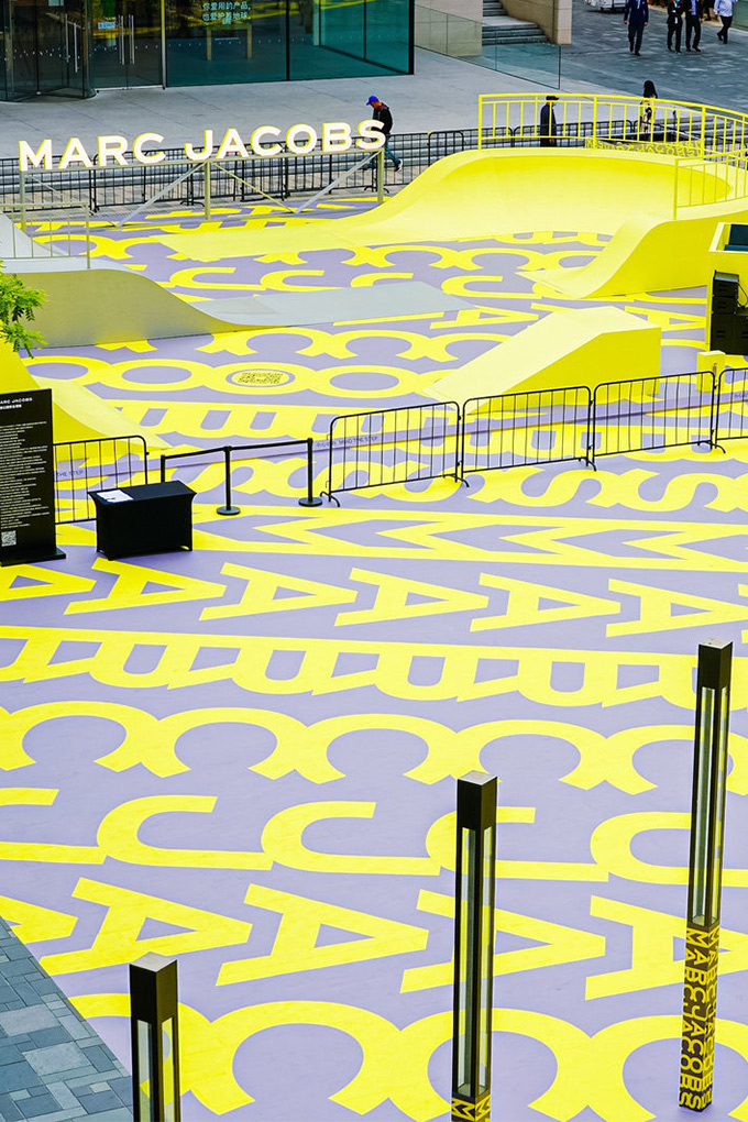 The iconic Marc Jacobs monogram takes over Beijing in a