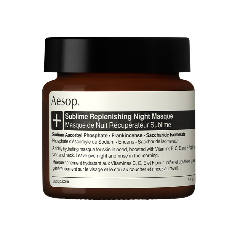 Restores dehydrated, dull and patchy skin while you sleep with vitamin C, tocopherol, niacinamide and frankincense. Apply to clean skin and awaken to smoother, more resilient skin