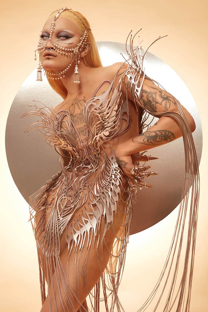 Johannes J Jaruraak aka Hungry challenges the construct of beauty in VOGUE Singapore