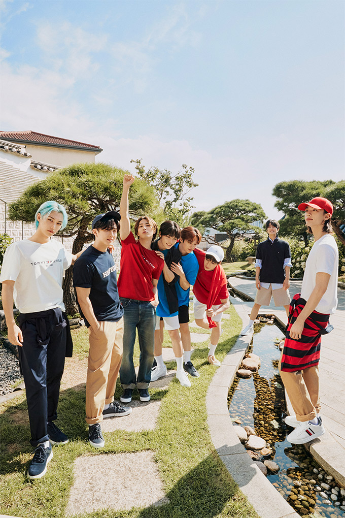 Stray Kids Models Tommy Hilfiger at Hyundai Store Renewal Event