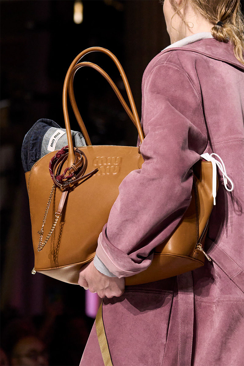 The Best Bags Seen Outside of the Miu Miu Spring 2024 Show on Day