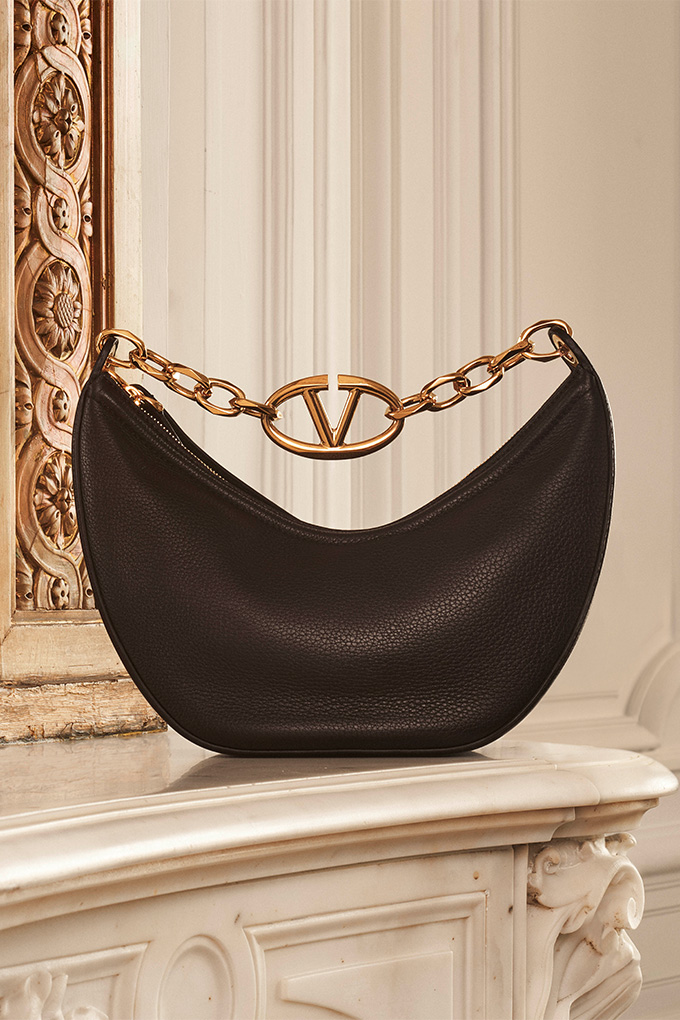 Valentino Garavani s VLogo Moon bag is the newest It accessory to tote