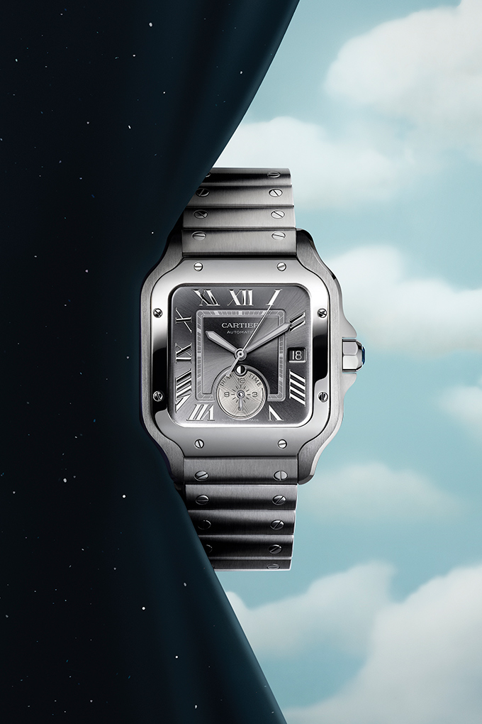 santos de cartier dual time