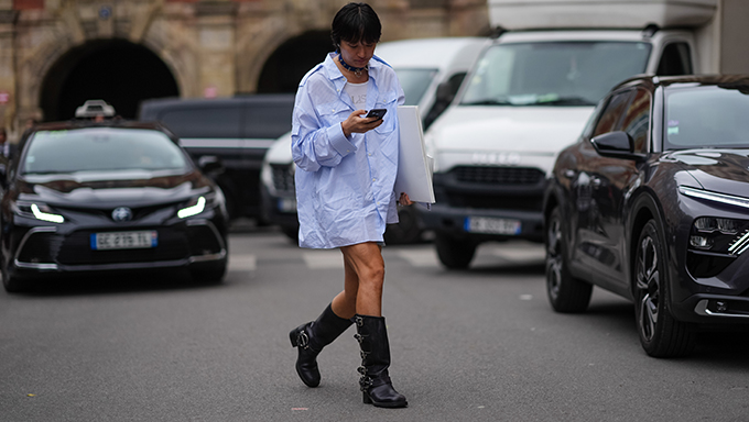 Biker boots have become an unexpected summer staple