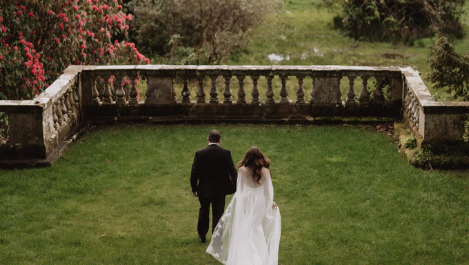 Like a scene out of ‘Bridgerton’, this bride got married on a 16th century estate in Northern Ireland