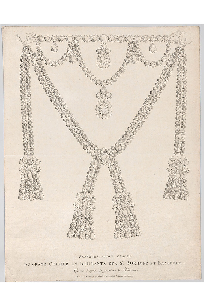 sothebys diamond necklace boehmer bassenge sketch