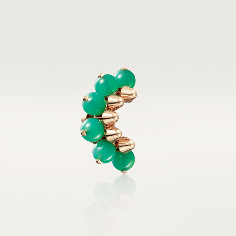 clash de cartier chrysoprase earring