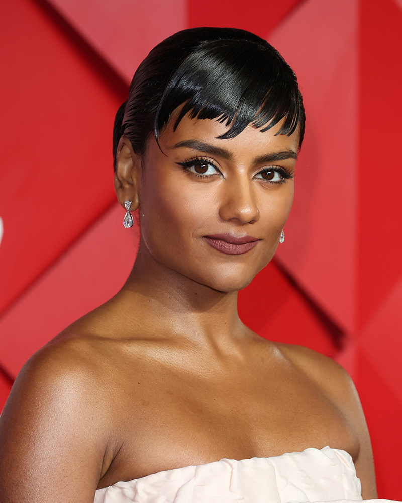 LONDON, ENGLAND - DECEMBER 02: Simone Ashley attends The Fashion Awards 2024 Presented by Pandora at the Royal Albert Hall on December 02, 2024 in London, England. (Photo by Mike Marsland/WireImage)