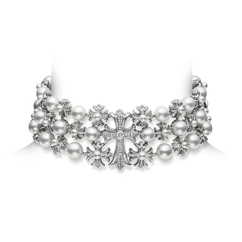 mikimoto chrome hearts