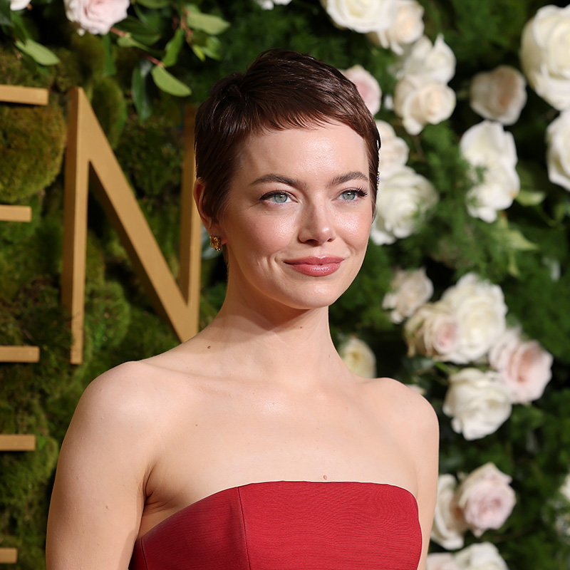 BEVERLY HILLS, CALIFORNIA - JANUARY 05: Emma Stone attends the 82nd Annual Golden Globe Awards at The Beverly Hilton on January 05, 2025 in Beverly Hills, California. (Photo by Amy Sussman/Getty Images)