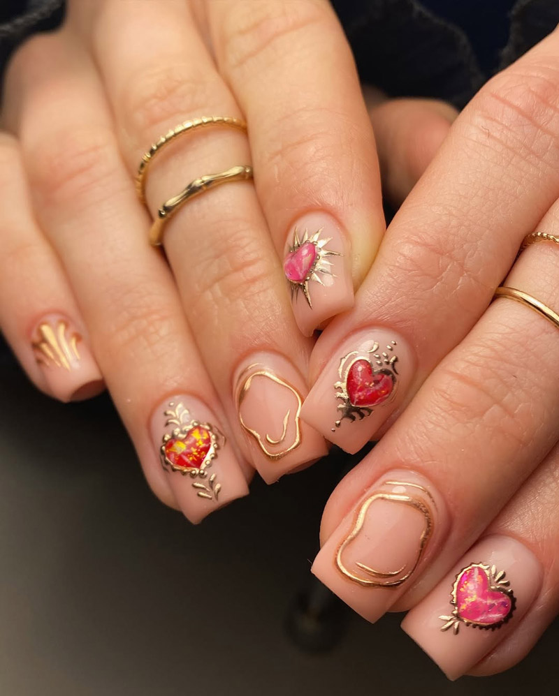 These Valentine's Day nails will have you ready for romance