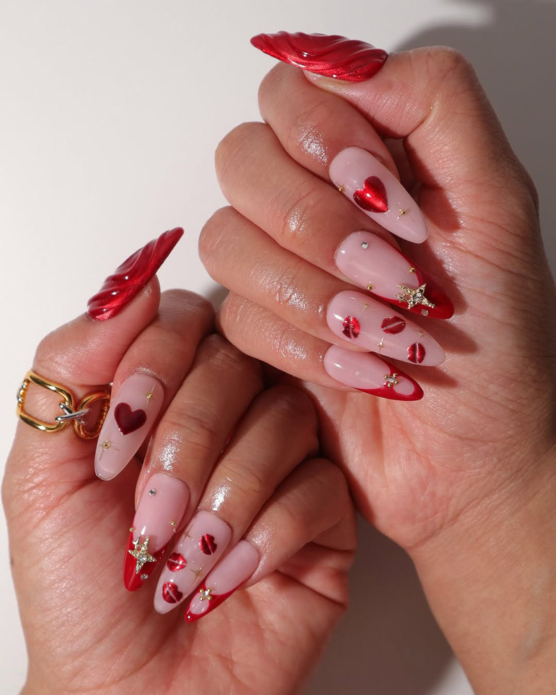 These Valentine's Day nails will have you ready for romance