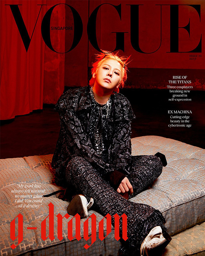 BIGBANG G-DRAGON シャネル ポスター G-DRAGON（BIGBANG）、シャネルと共にしたマガジンカバーを公開