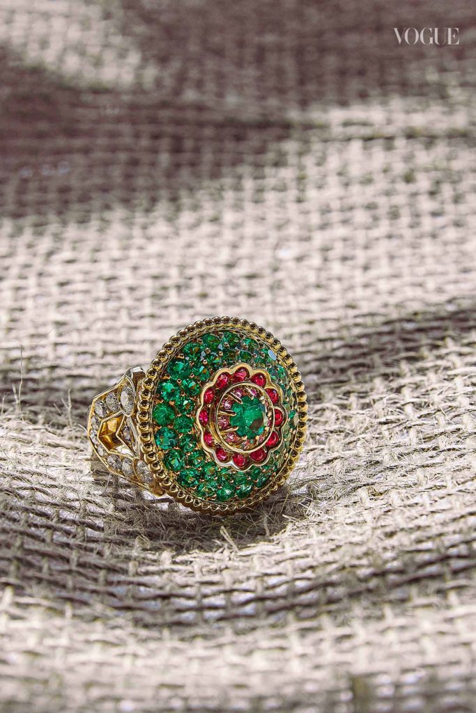 van cleef arpels splendeur indienne cocktail ring