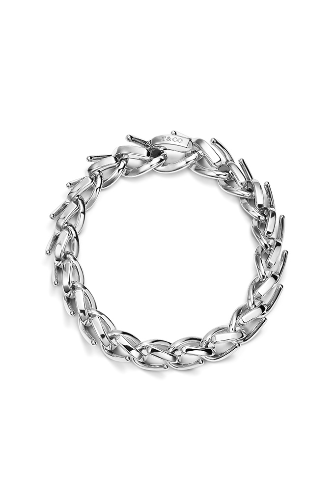 tiffany co forge sterling silver bracelet